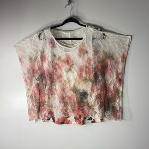 Late August sheer 2piece top